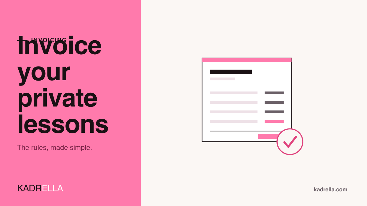 Invoicing private lessons: the rules for tutors in France
