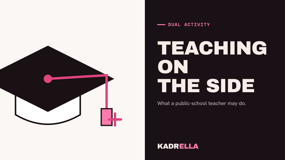 Can public-school teachers tutor in France?