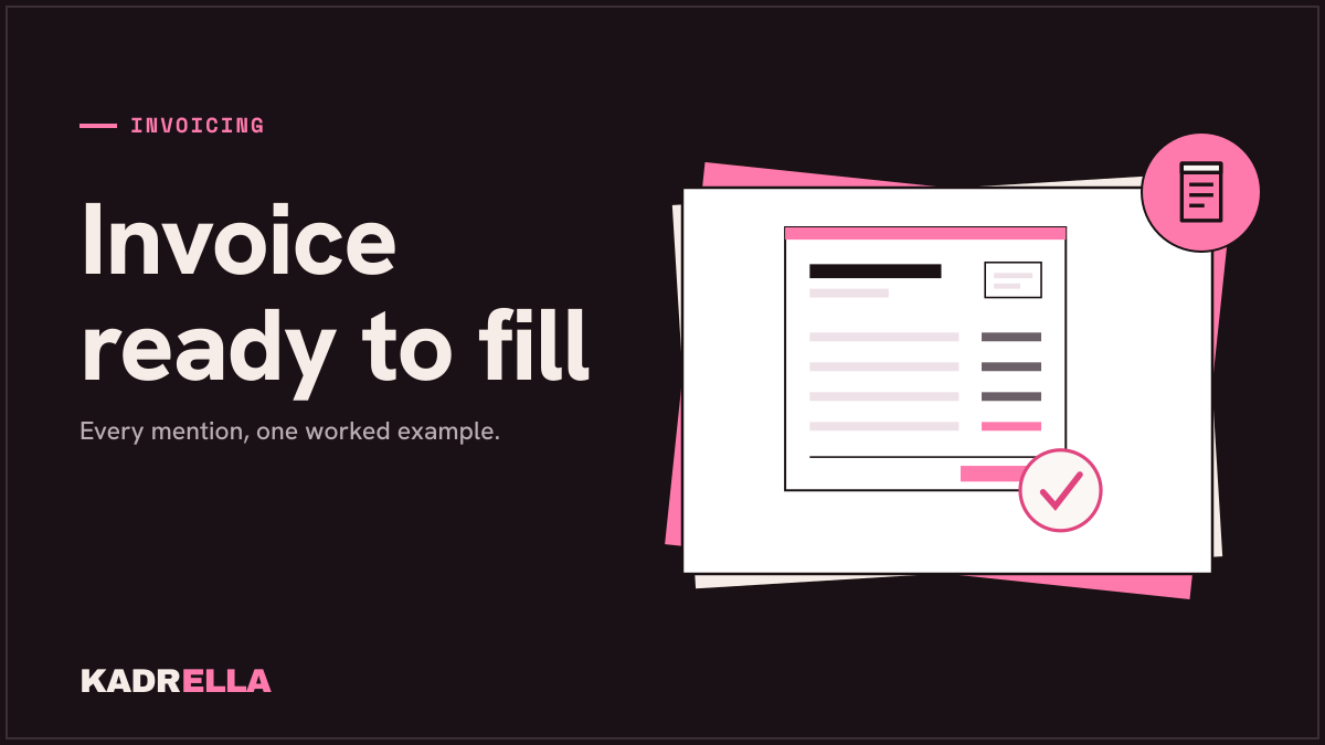 Tutoring Invoice Template: A Filled Example