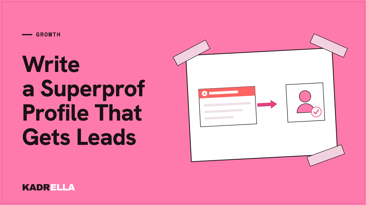 Write a Superprof Profile That Gets Leads