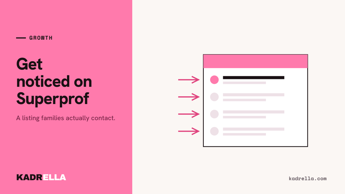 Write a Superprof Profile That Gets Leads