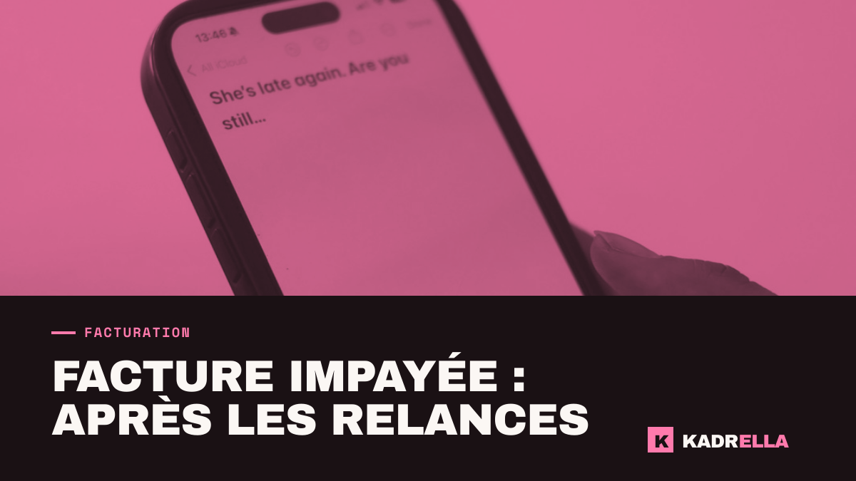 Relance facture impayée : mise en demeure et recours