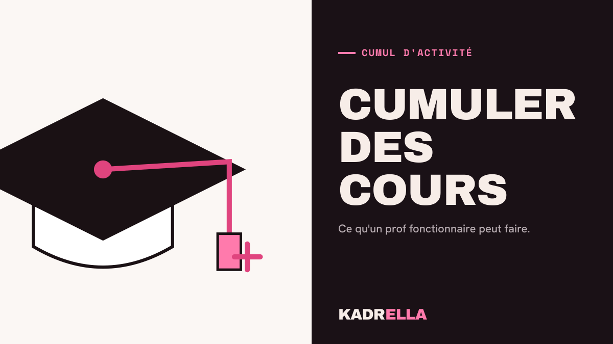 Prof fonctionnaire : donner des cours particuliers