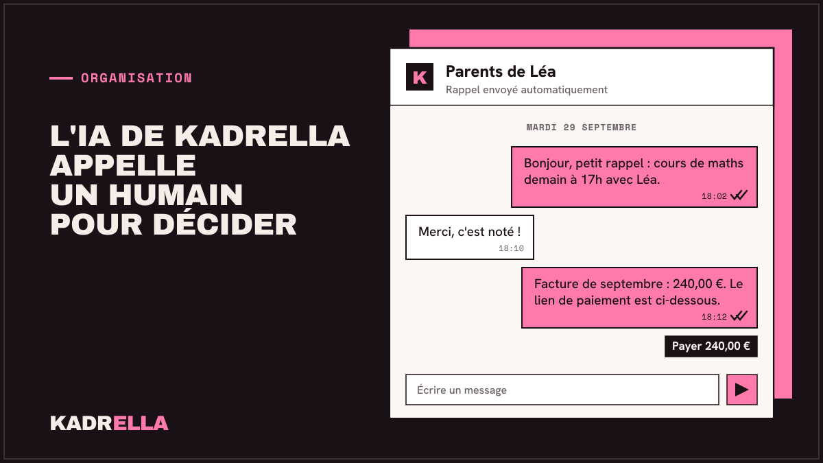 L'IA de Kadrella appelle un humain pour décider